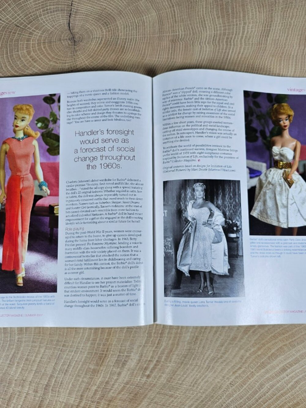 Barbie Collector Magazine Premiere Issue 1959 Ponytail Silkstone Summer 2007 - Picture 6 of 7